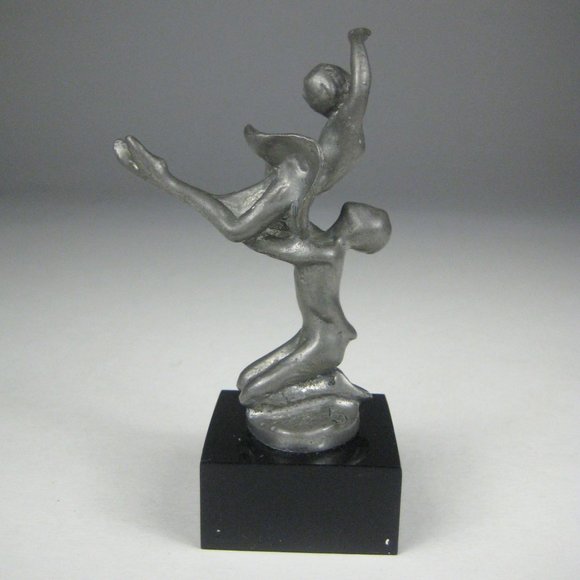Ballerina Dancer 3.9 Inch Signed Numbered Pewter Figurine Sculpture Ballet Dance - Picture 2 of 12